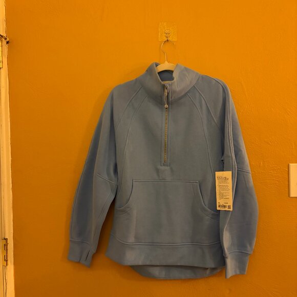 Lululemon Scuba Oversized Funnel Neck Half Zip - M/L - Aero Blue (LW3ICYS) - NWT - Picture 3 of 5